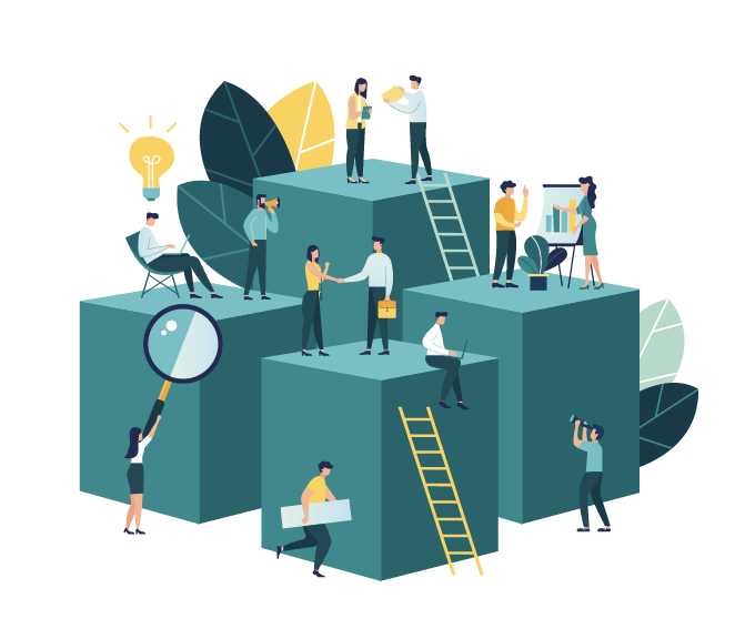 Bilde av mennesker i jobbsituasjon Bilde av mennesker i jobbsituasjon